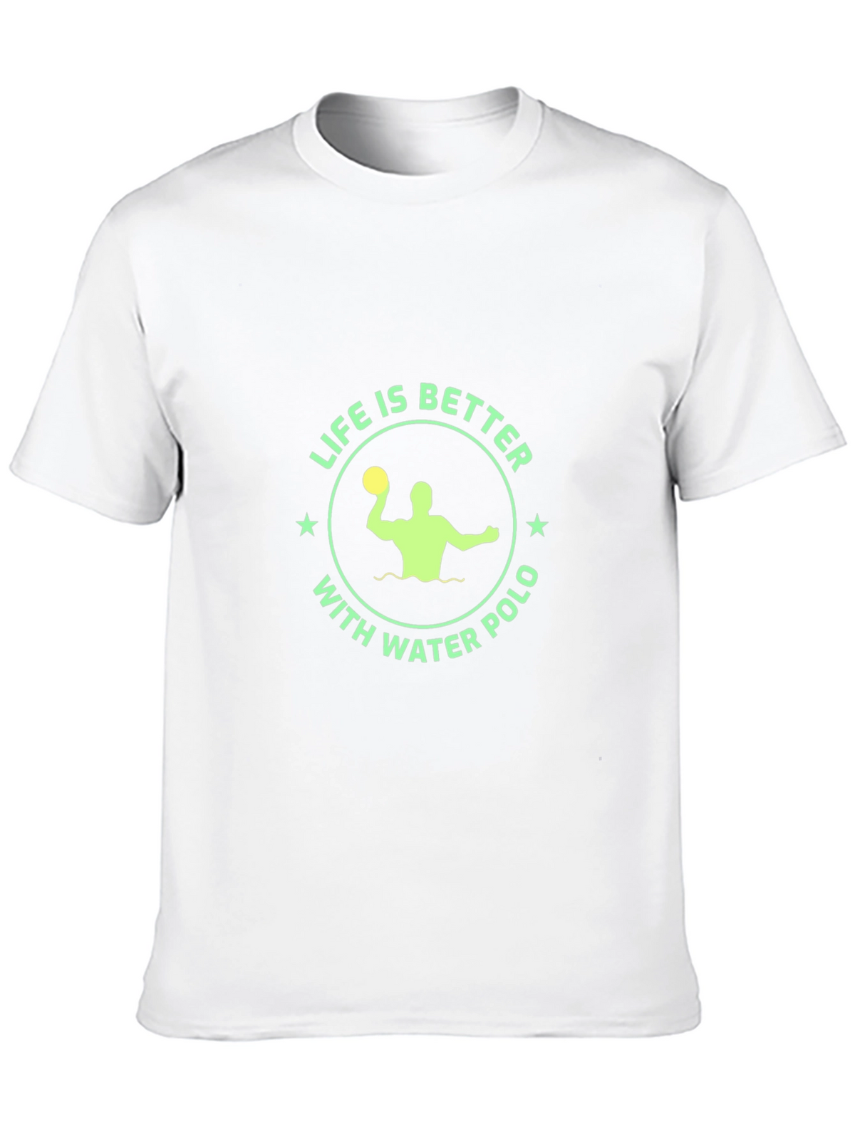 Life is Better with Water Polo T-Shirt - Black