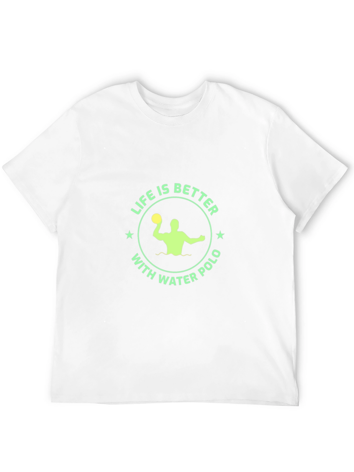 Life is Better with Water Polo T-Shirt - Black