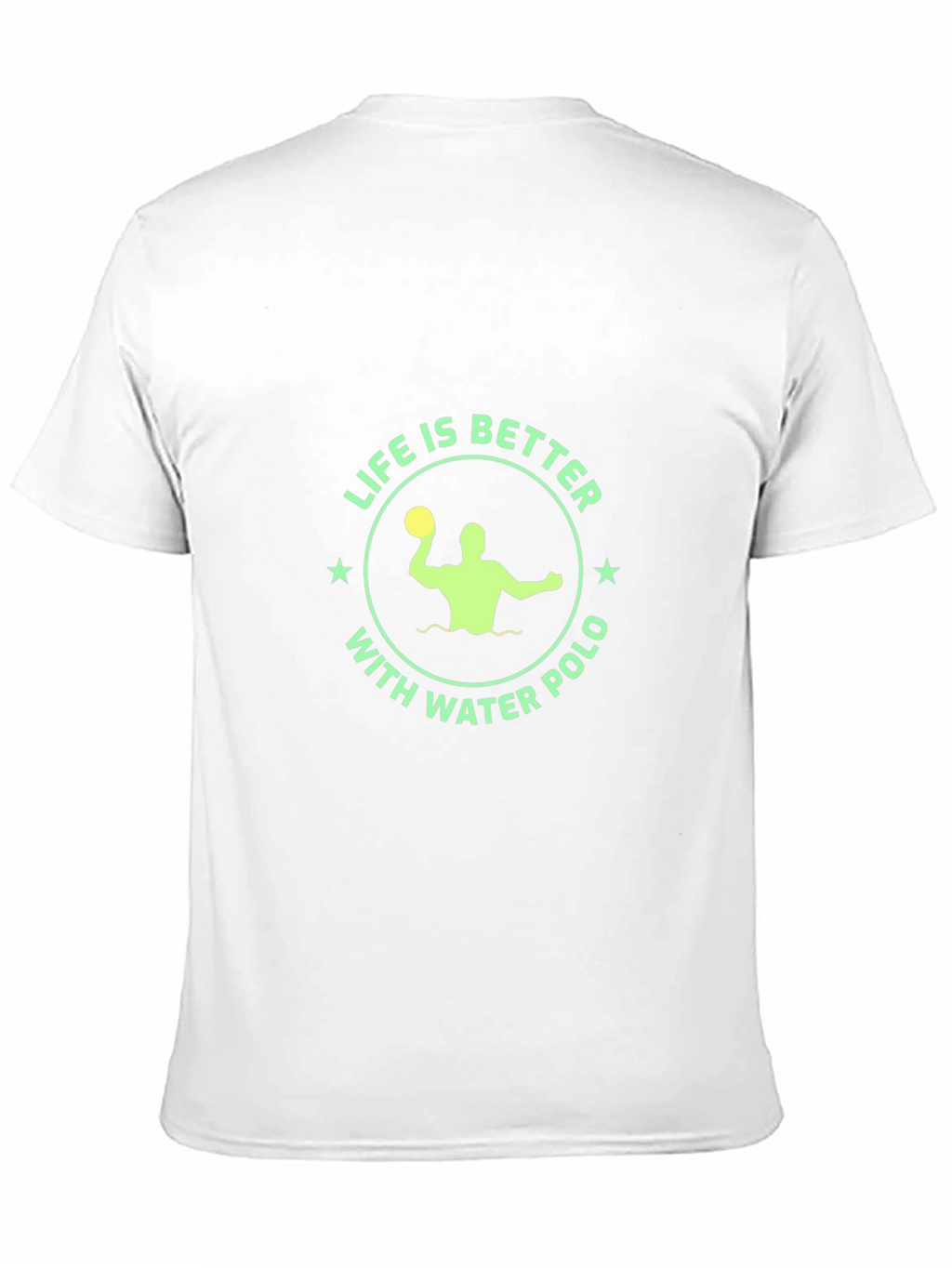 Life is Better with Water Polo T-Shirt - Black