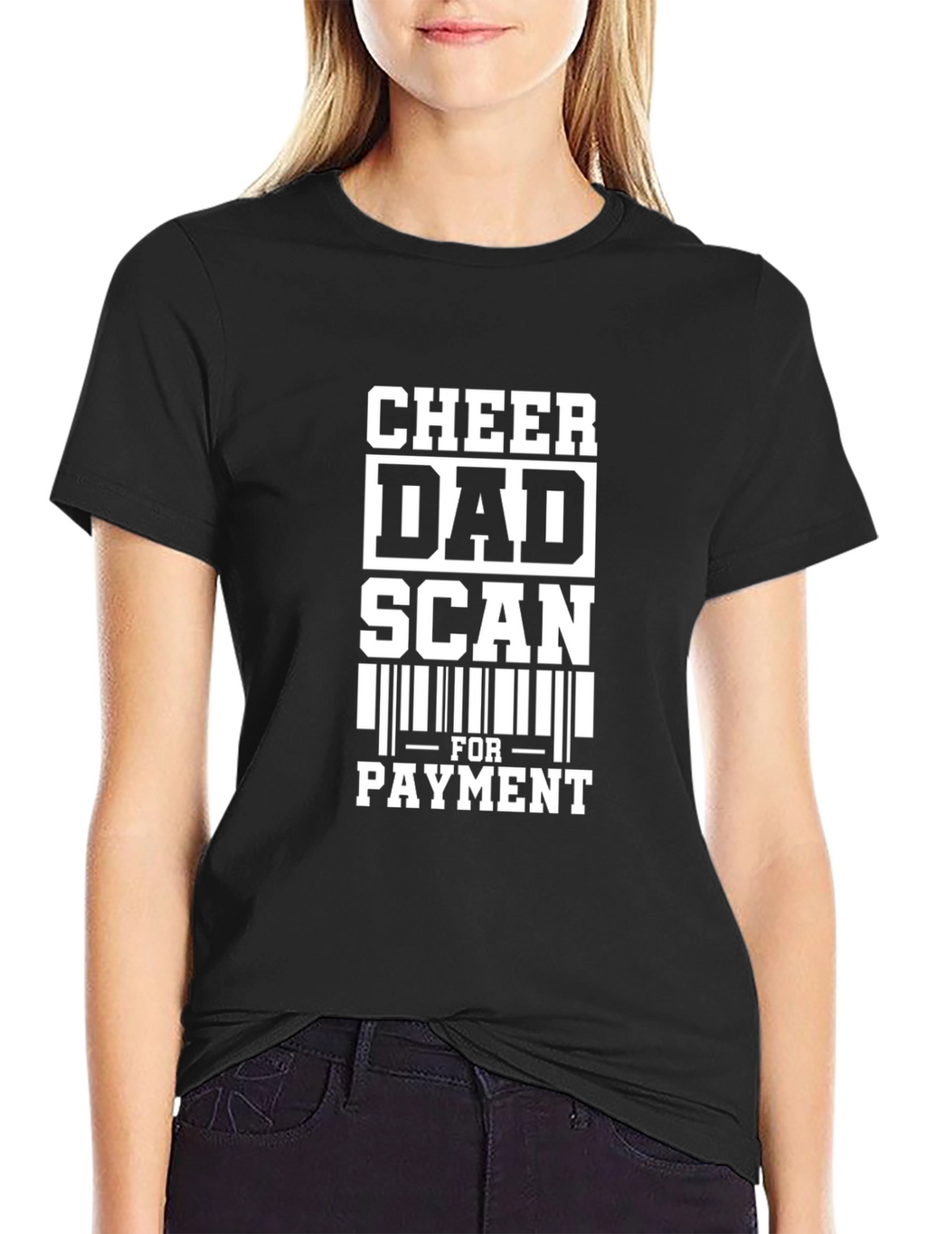 Cheer Dad Scan For Payment Graphic Tee