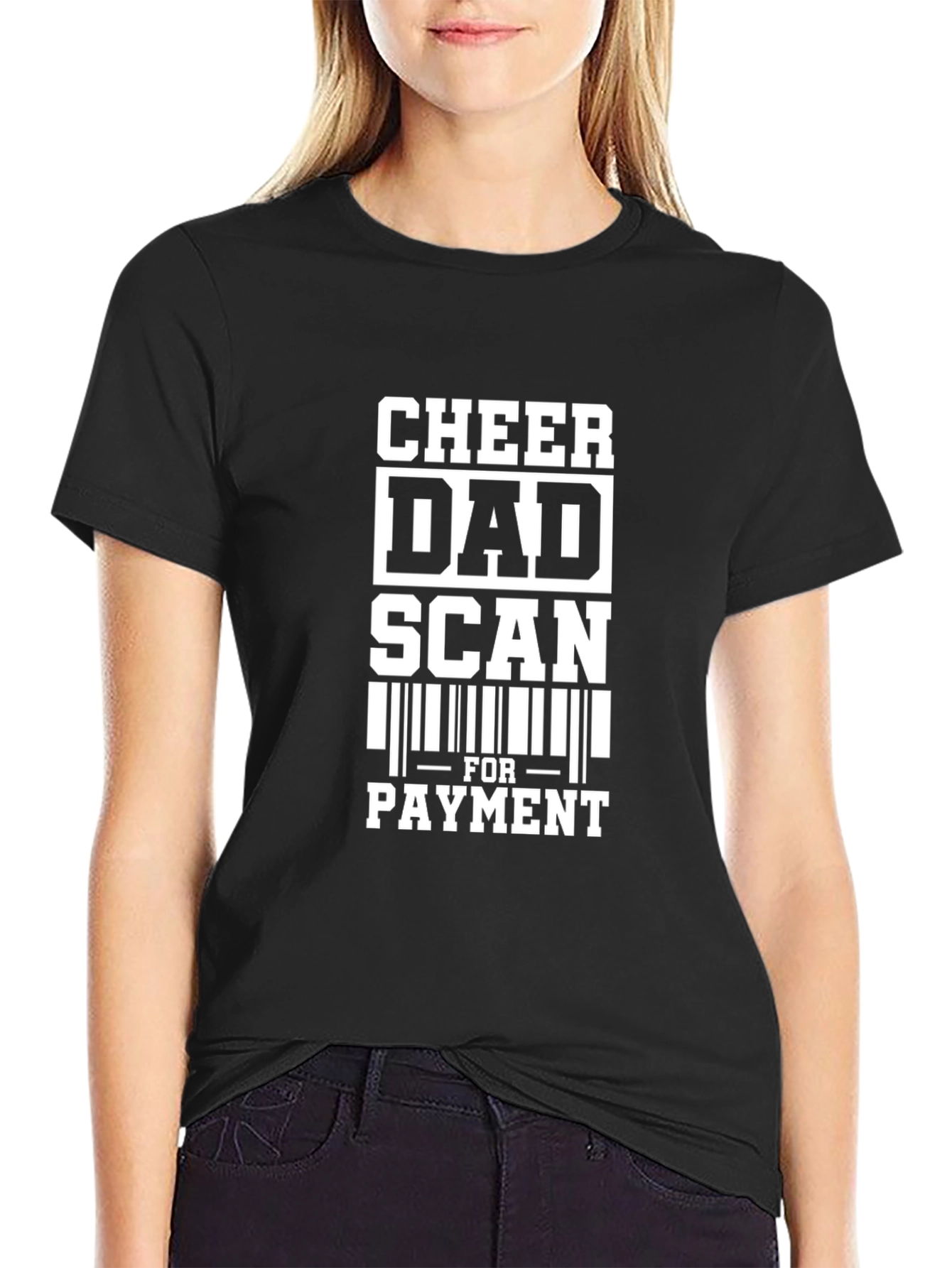Cheer Dad Scan For Payment Graphic Tee