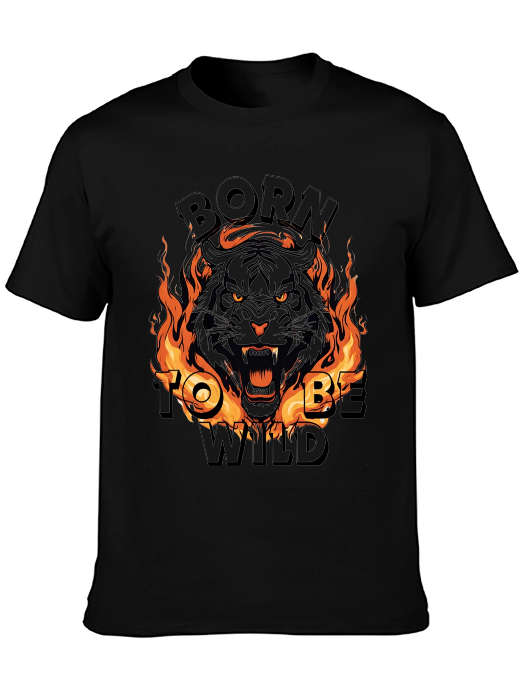 Born To Be Wild Tiger Graphic Tee