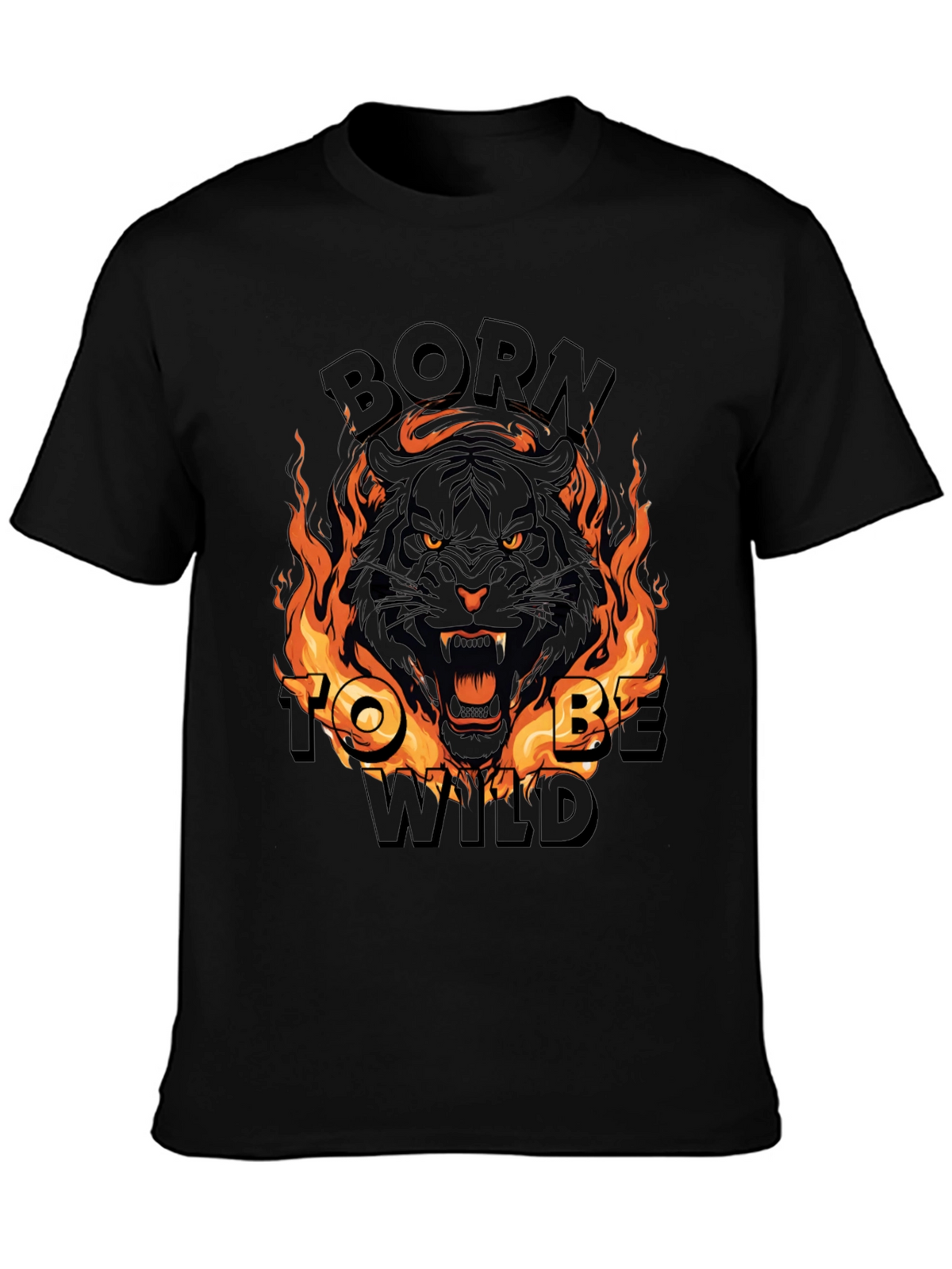 Born To Be Wild Tiger Graphic Tee