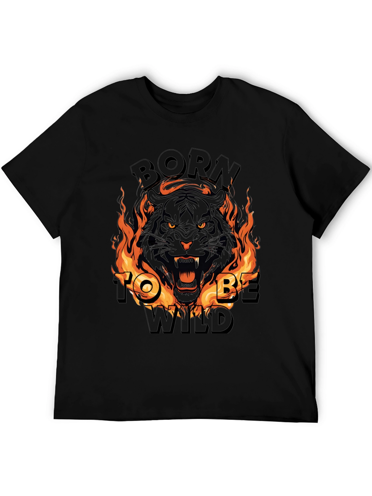 Born To Be Wild Tiger Graphic Tee