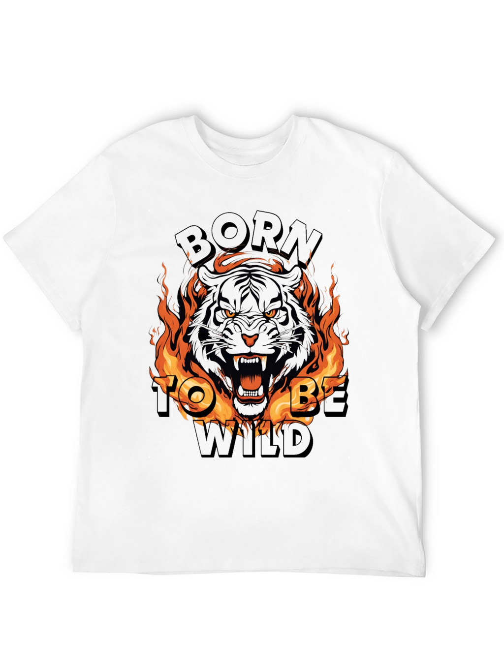 Born To Be Wild Tiger Graphic Tee