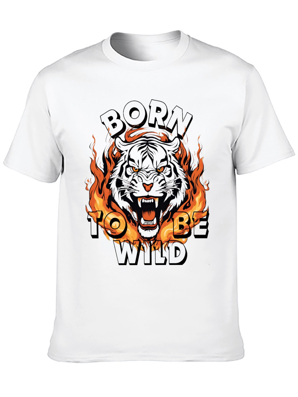 Born To Be Wild Tiger Graphic Tee