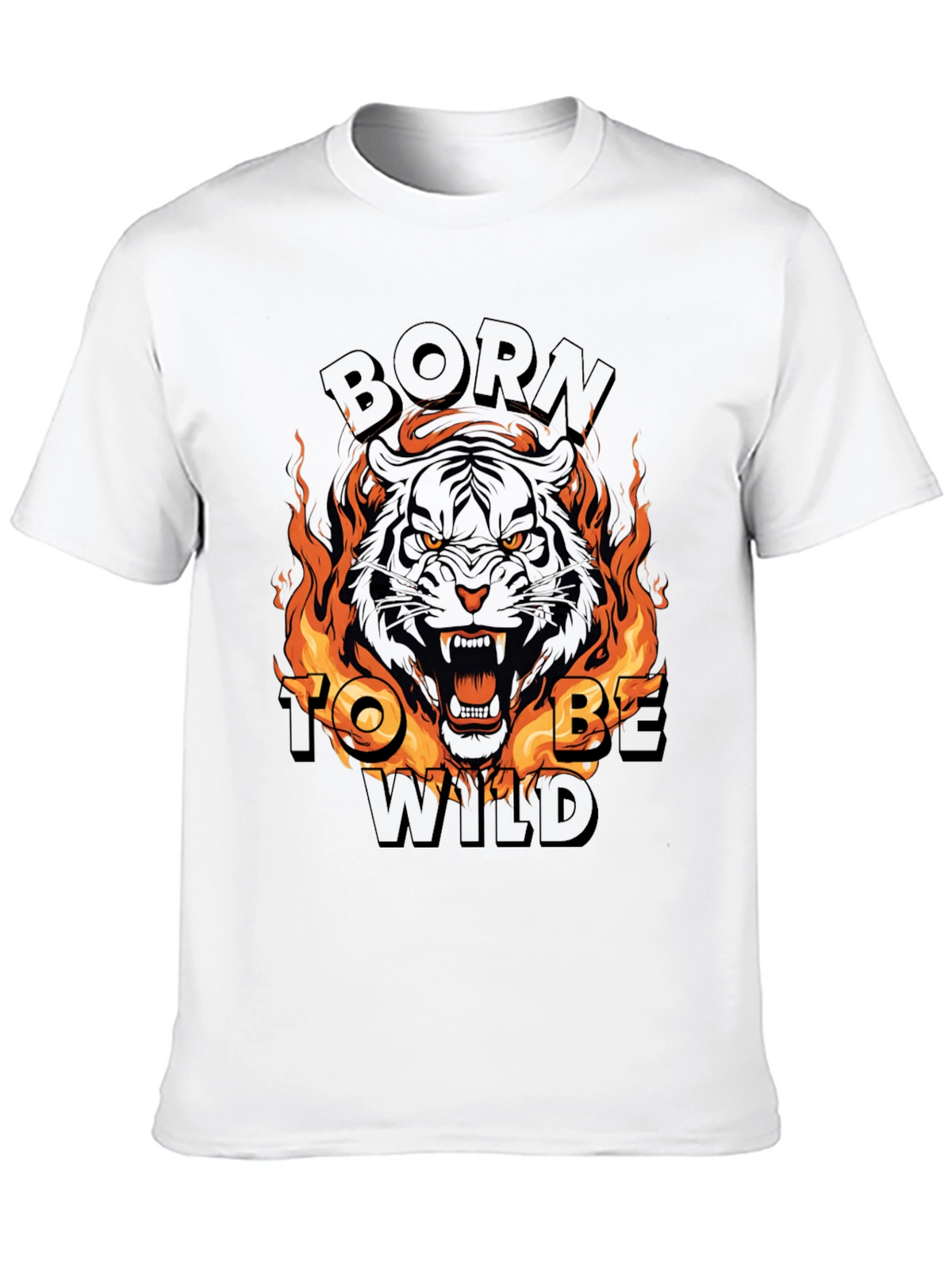 Born To Be Wild Tiger Graphic Tee