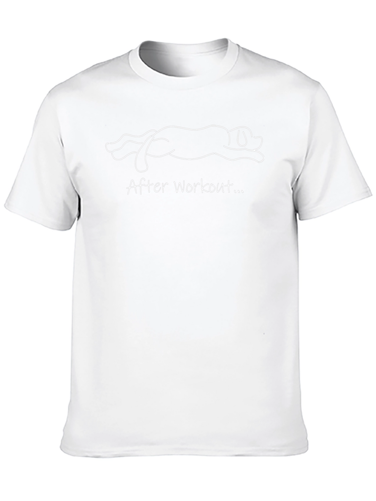 After Workout Dog Graphic T-Shirt