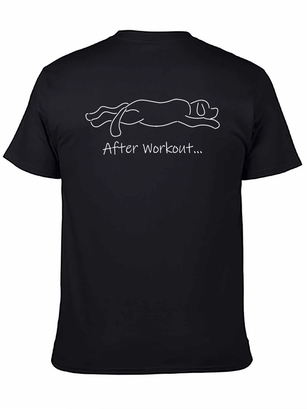 After Workout Dog Graphic T-Shirt