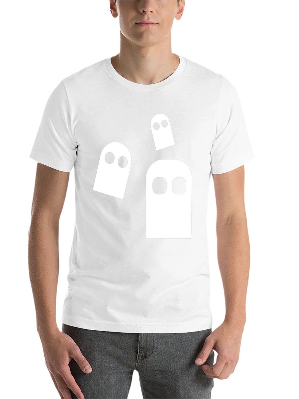Spooky Ghost Graphic Tee - Halloween Ready!