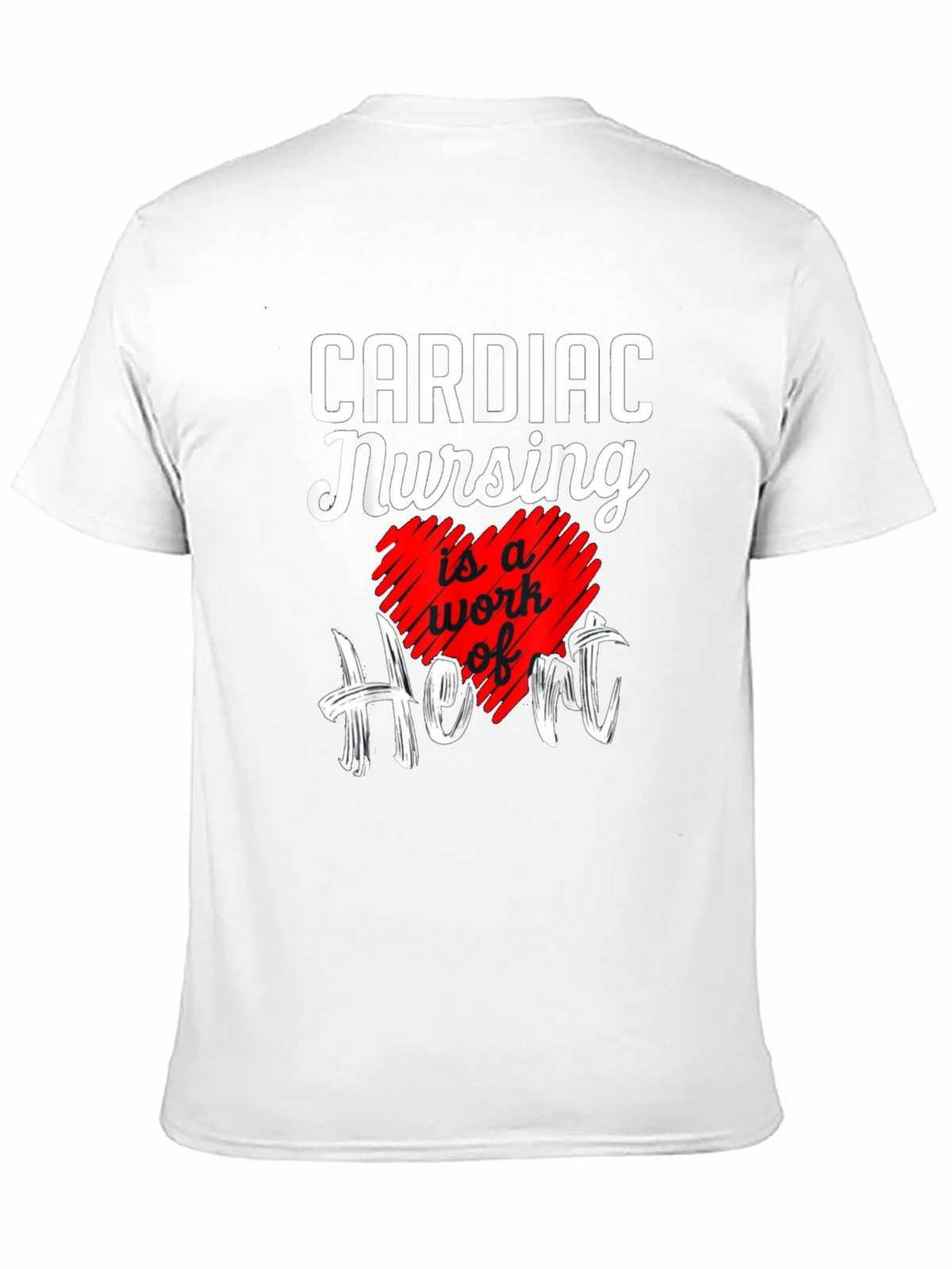 Cardiac Nursing Heart T-Shirt