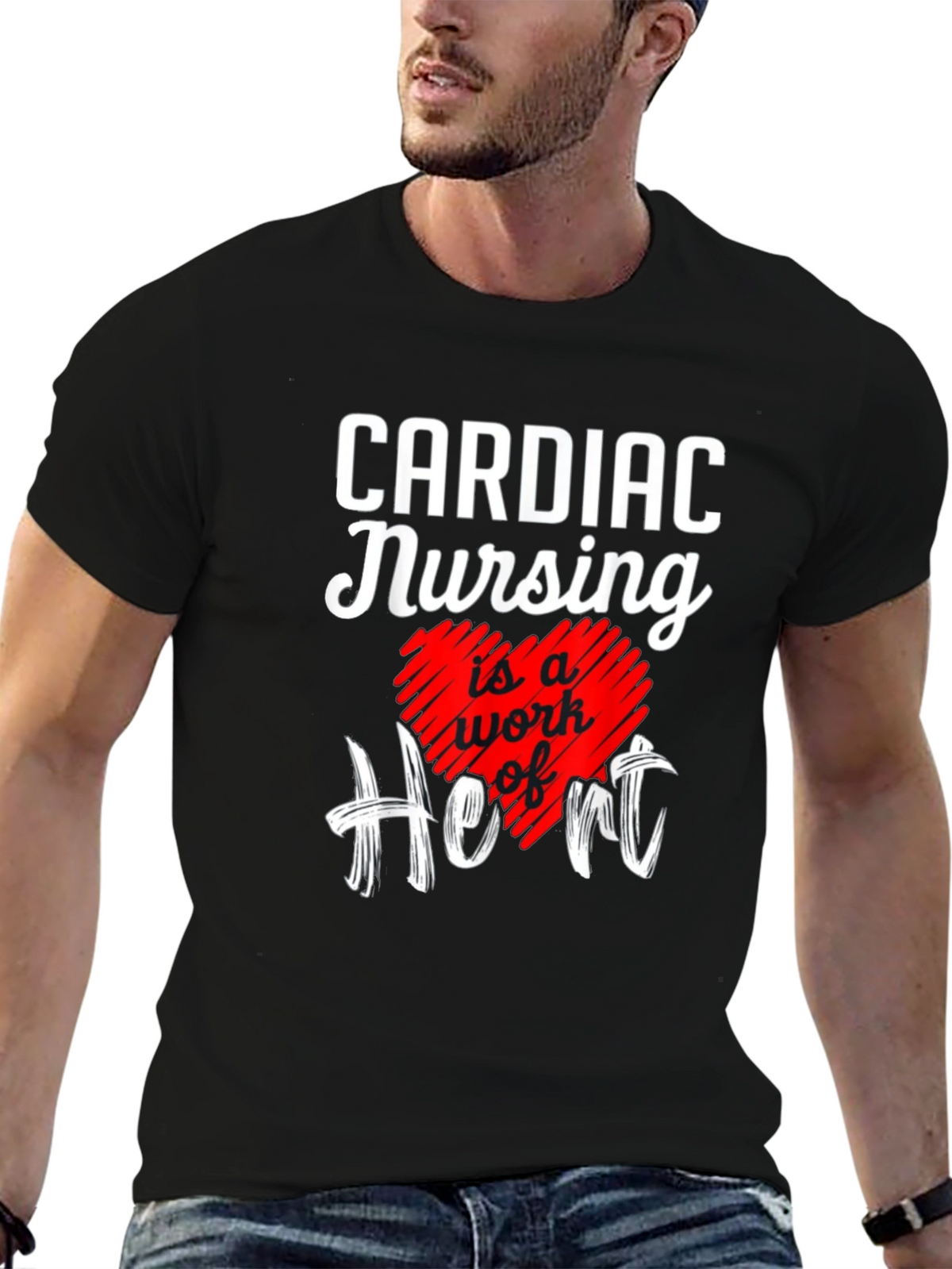 Cardiac Nursing Heart T-Shirt
