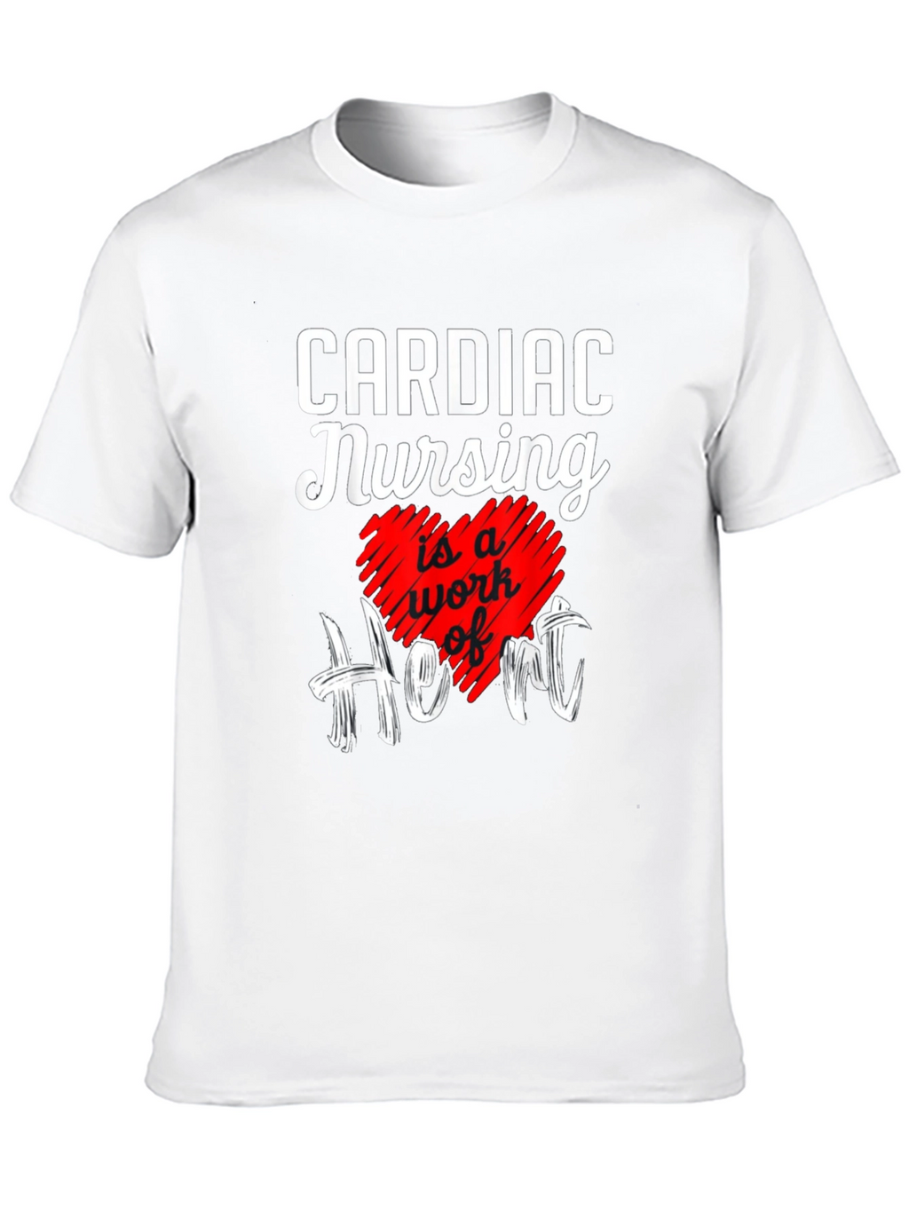 Cardiac Nursing Heart T-Shirt