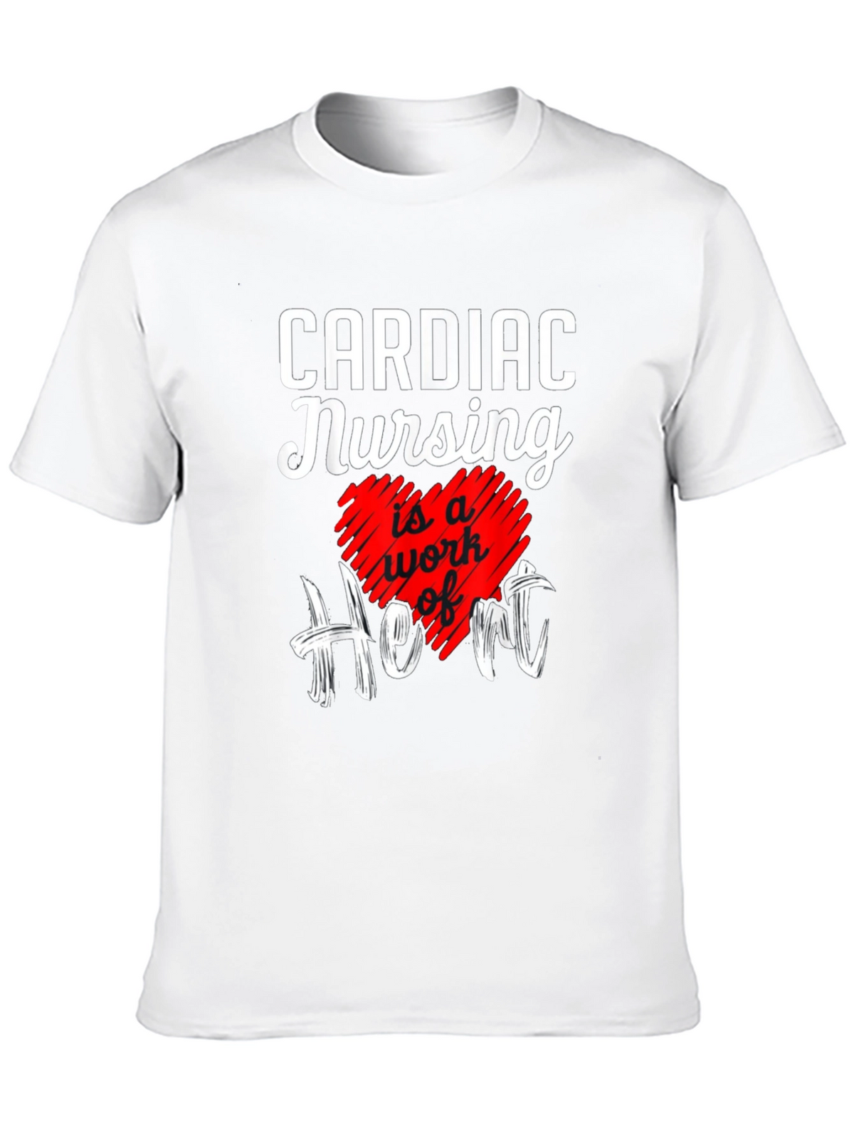 Cardiac Nursing Heart T-Shirt