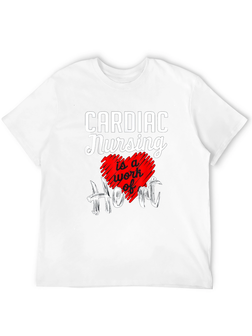 Cardiac Nursing Heart T-Shirt