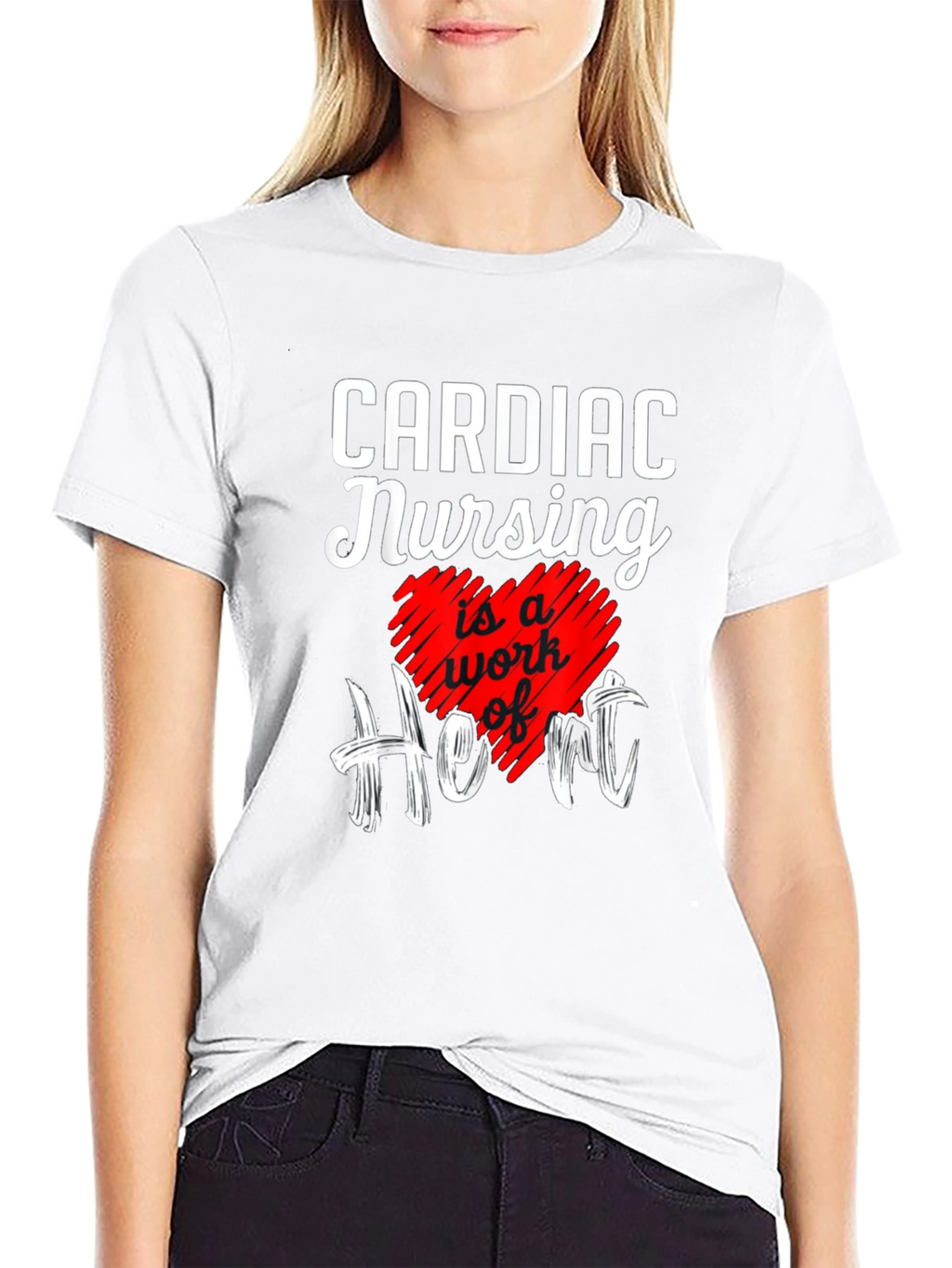 Cardiac Nursing Heart T-Shirt