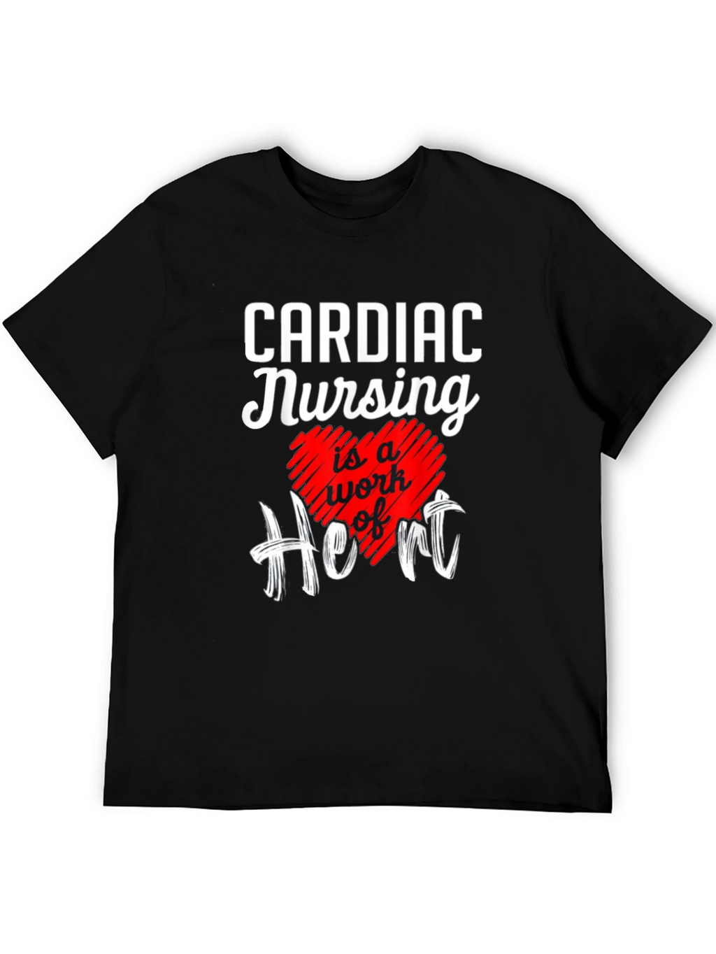 Cardiac Nursing Heart T-Shirt