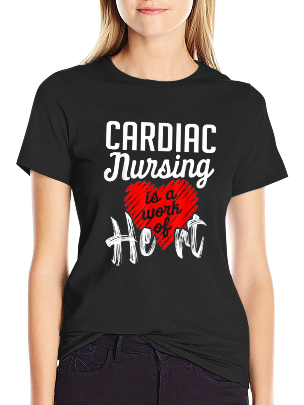 Cardiac Nursing Heart T-Shirt