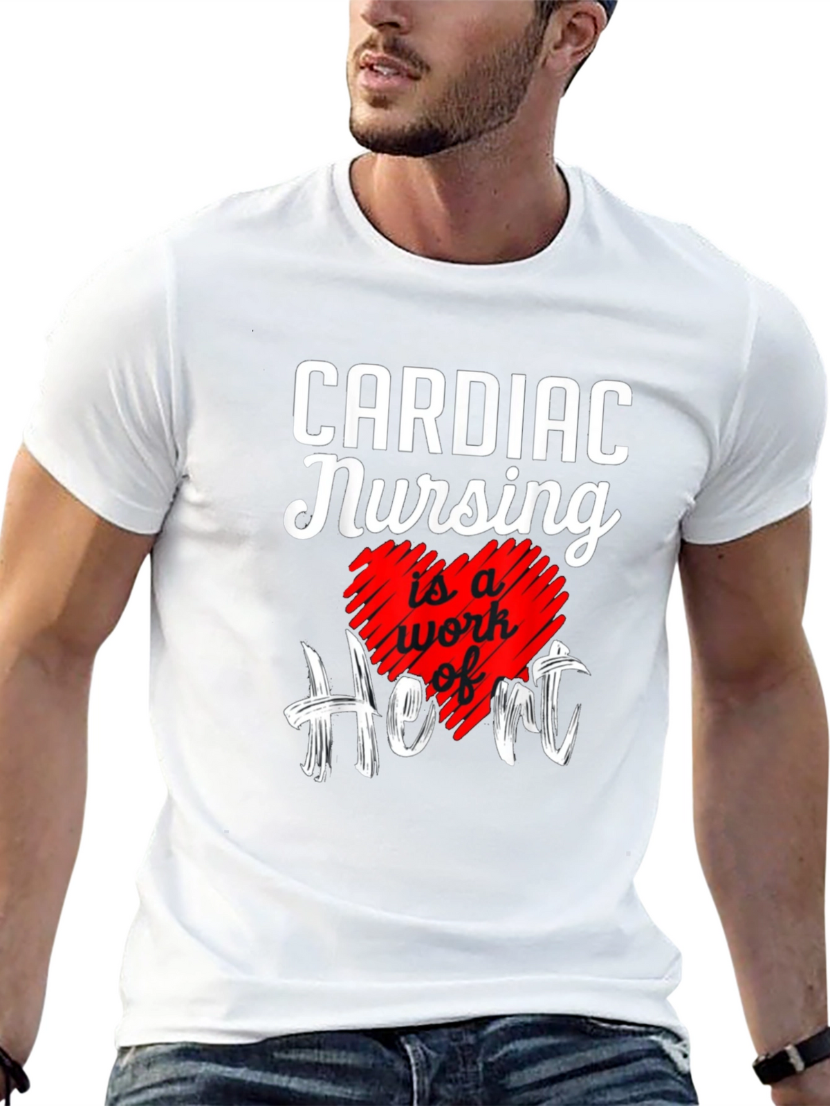 Cardiac Nursing Heart T-Shirt