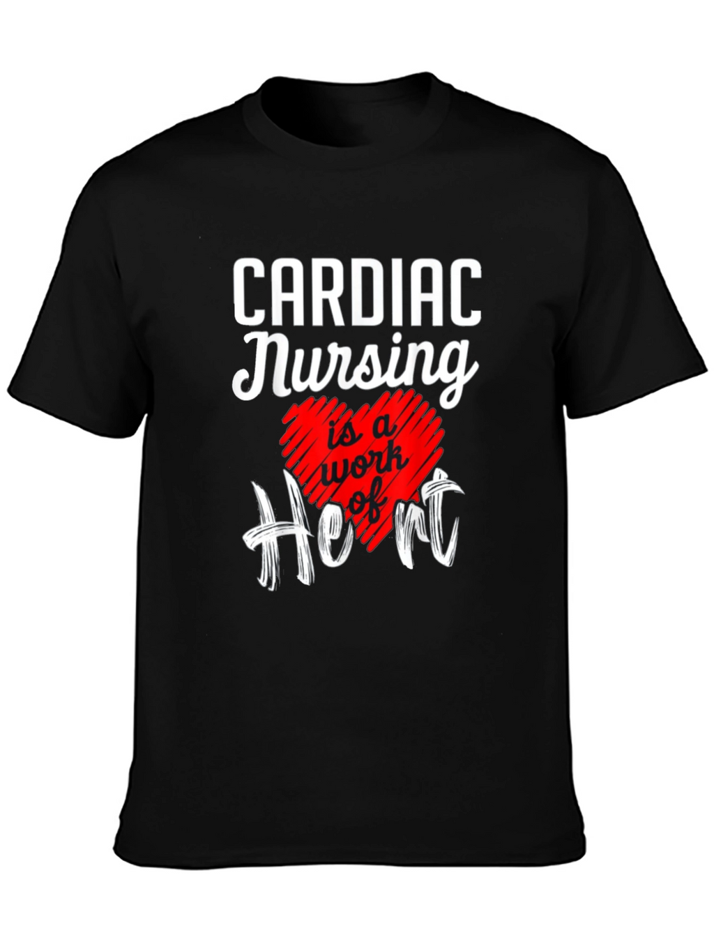 Cardiac Nursing Heart T-Shirt