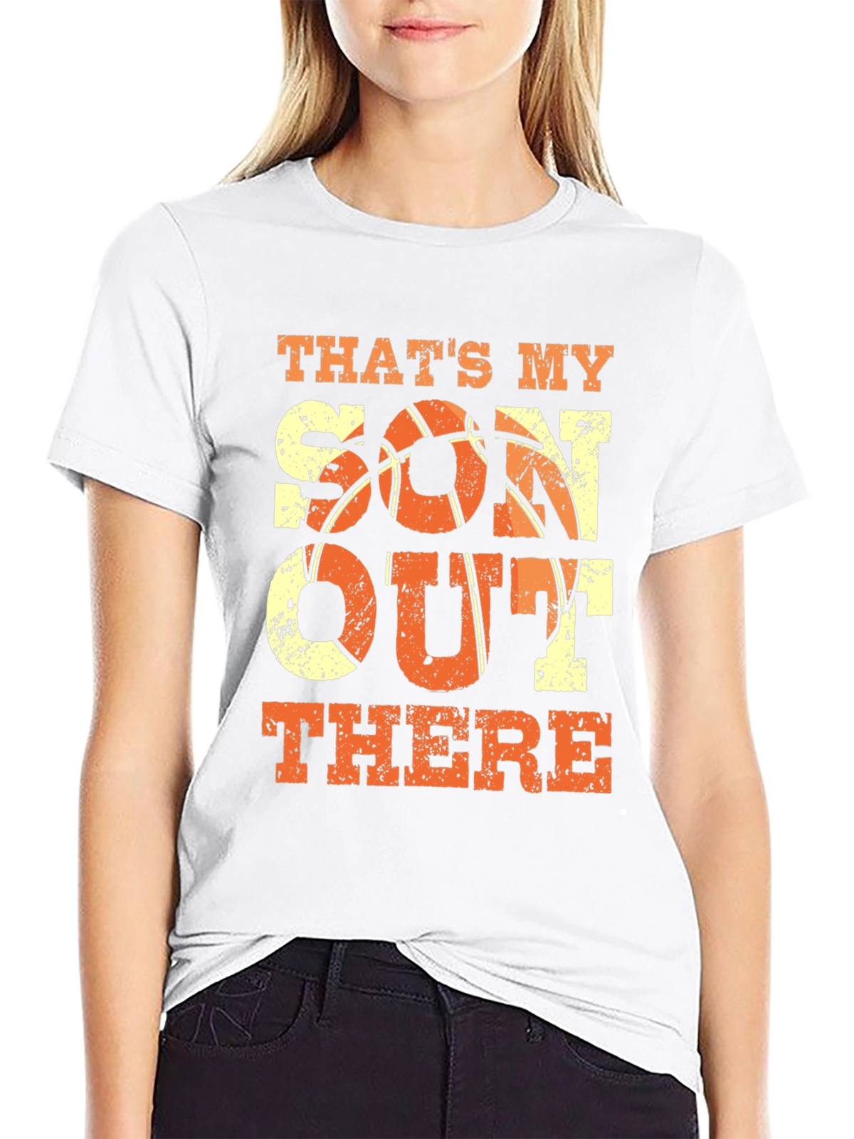 Thats My Son Out There Basketball T-Shirt