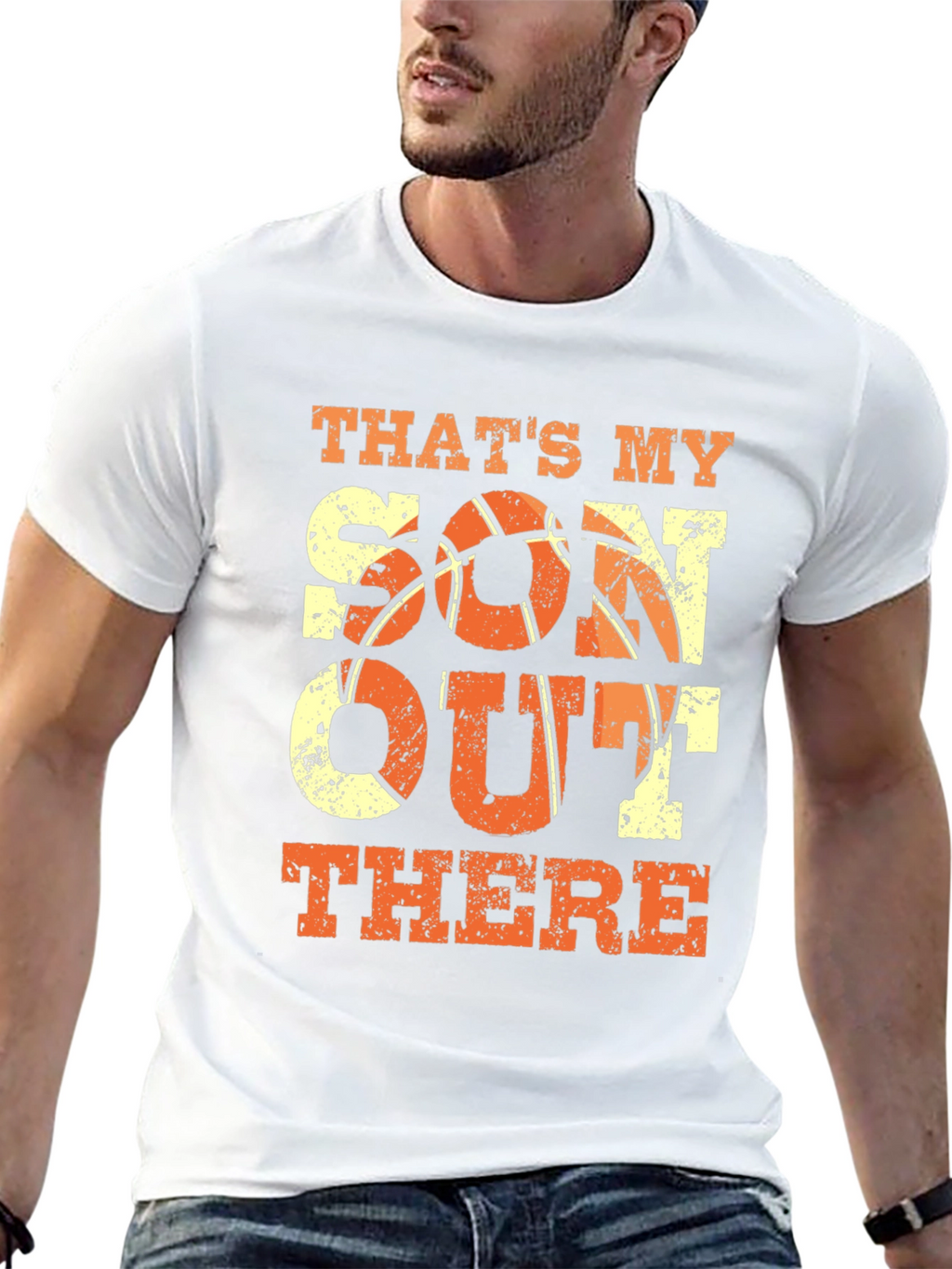 Thats My Son Out There Basketball T-Shirt
