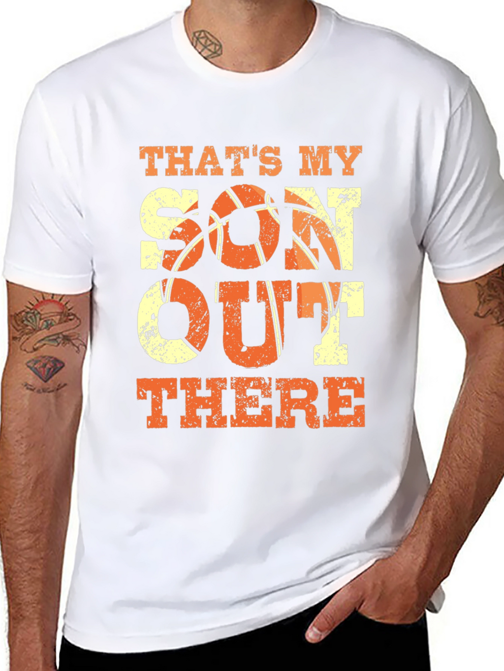 Thats My Son Out There Basketball T-Shirt