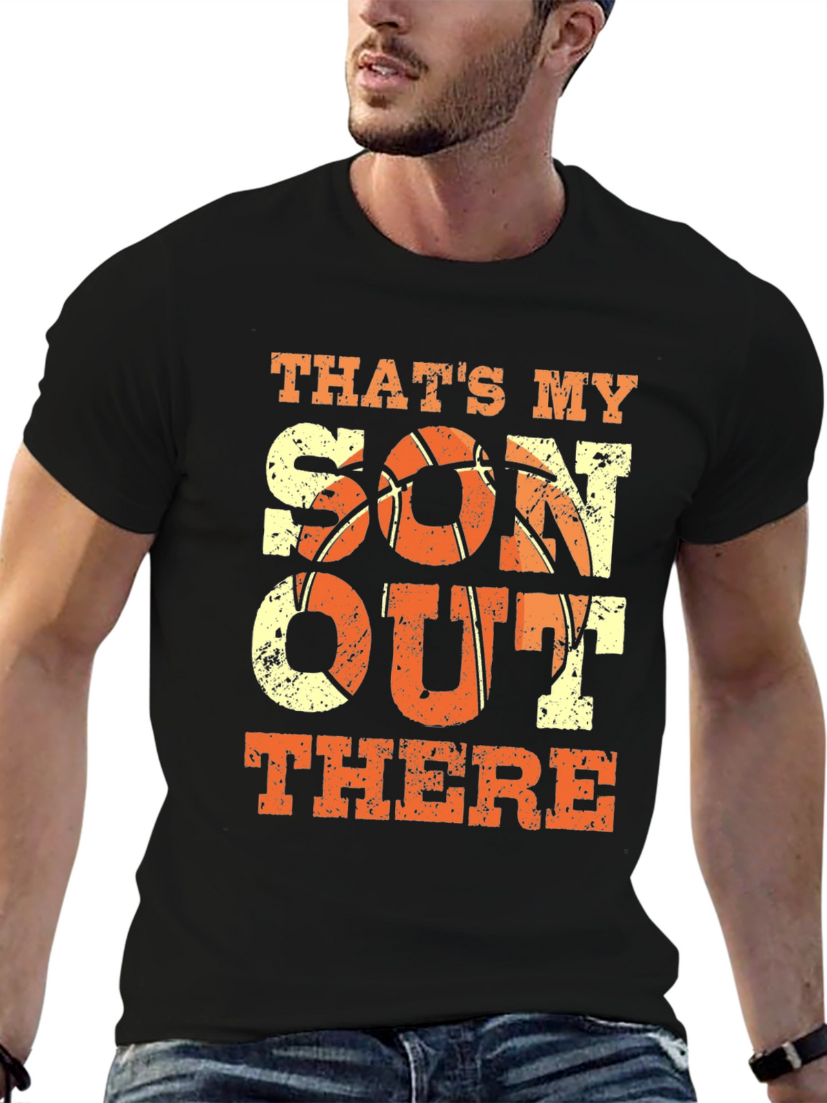 Thats My Son Out There Basketball T-Shirt