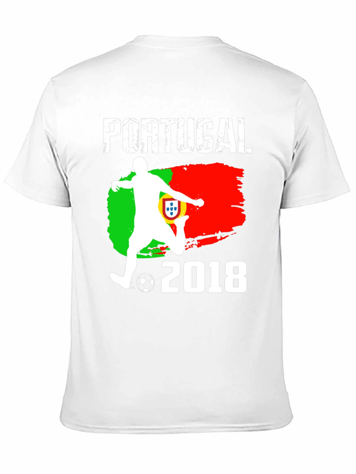 Portugal Soccer 2018 Black T-Shirt