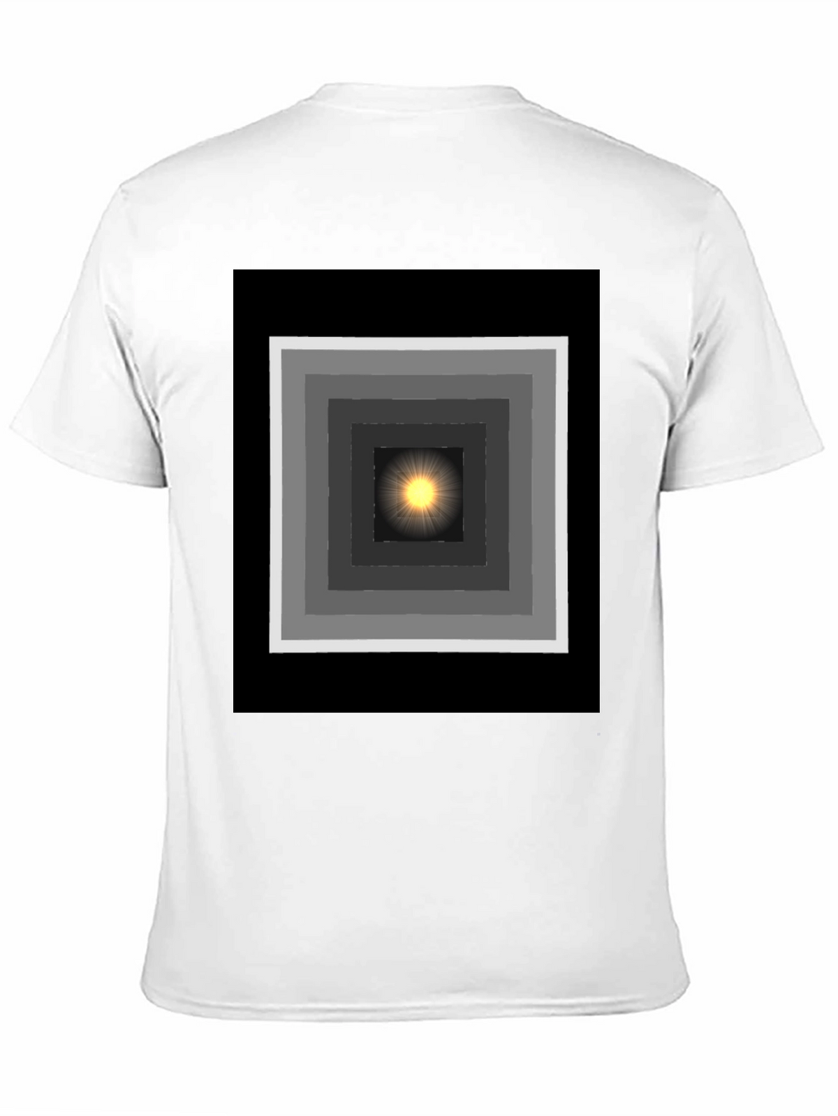 Geometric Light T-Shirt - Trendy Graphic Tee