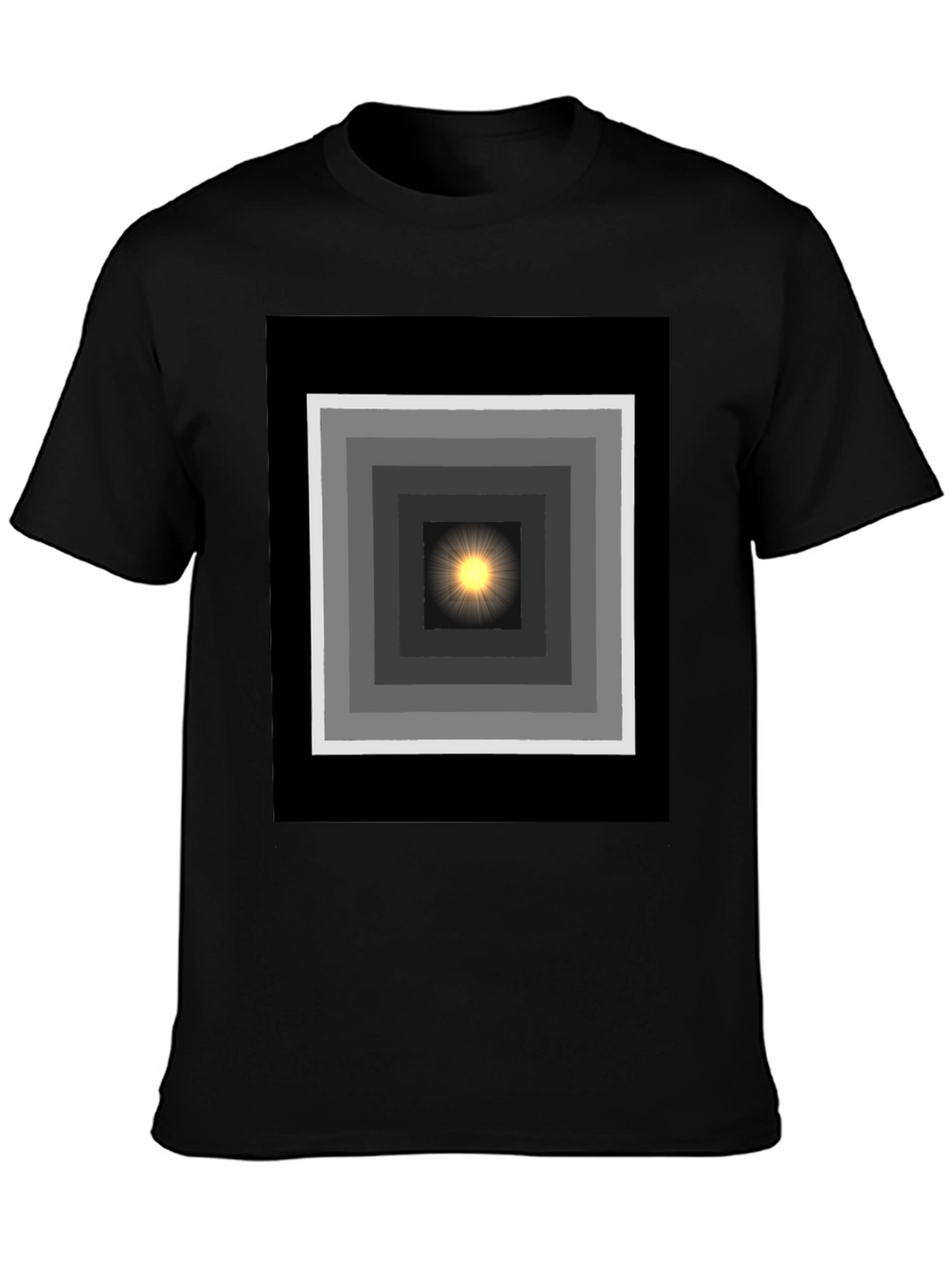 Geometric Light T-Shirt - Trendy Graphic Tee