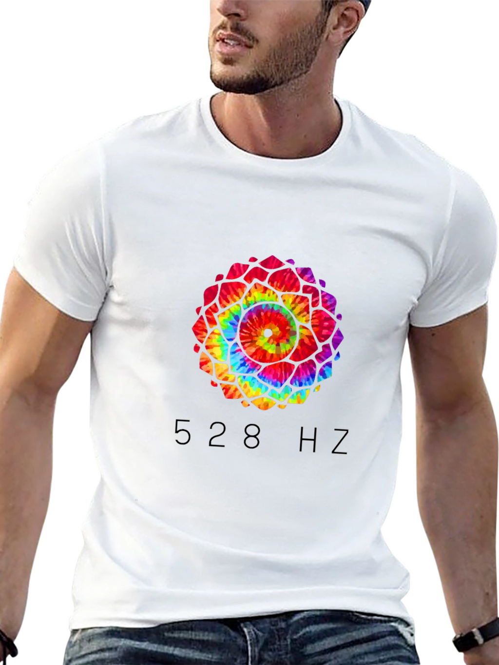 528 Hz Mandala T-Shirt - Positive Vibes