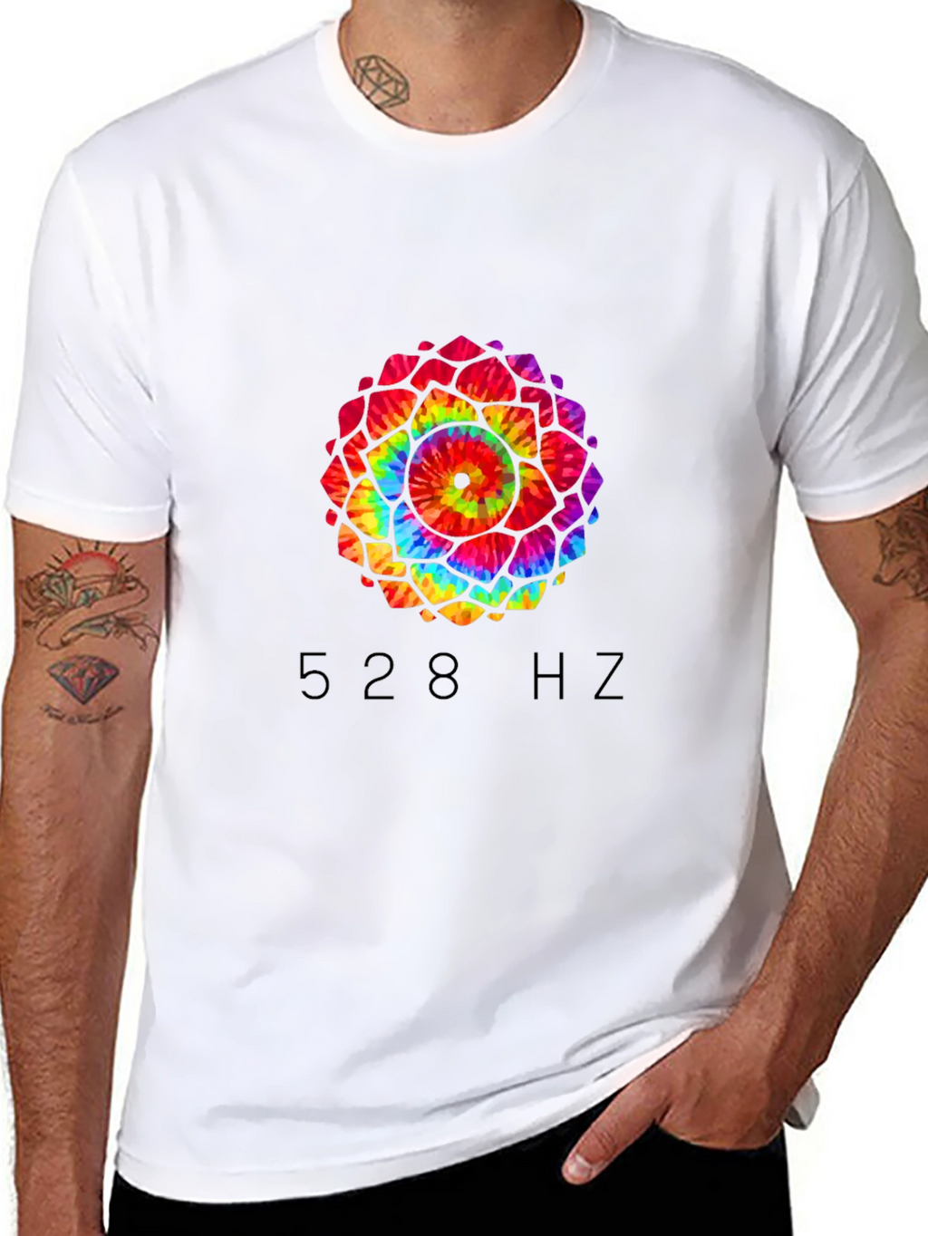 528 Hz Mandala T-Shirt - Positive Vibes