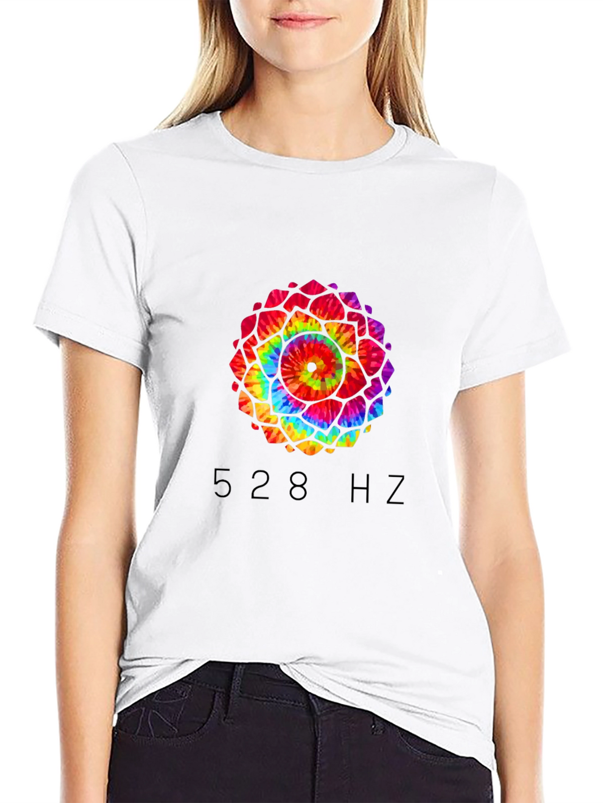 528 Hz Mandala T-Shirt - Positive Vibes