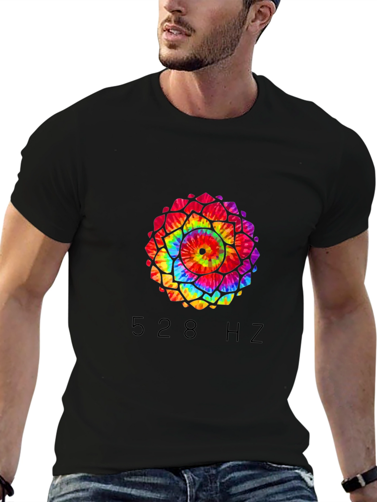 528 Hz Mandala T-Shirt - Positive Vibes
