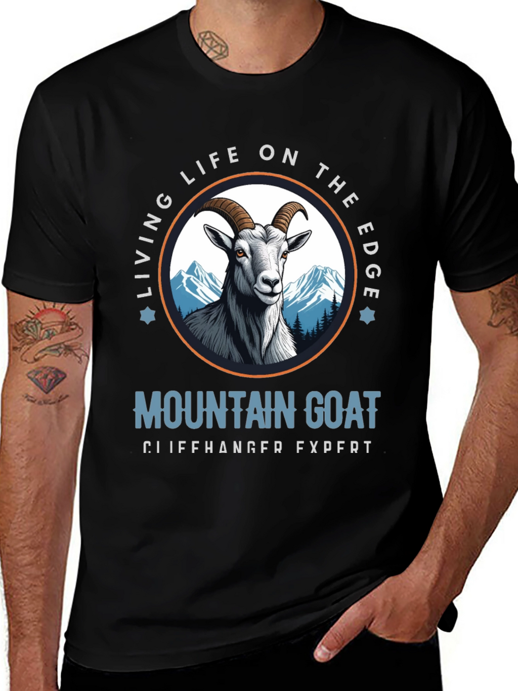 Mountain Goat Cliffhanger Expert T-Shirt