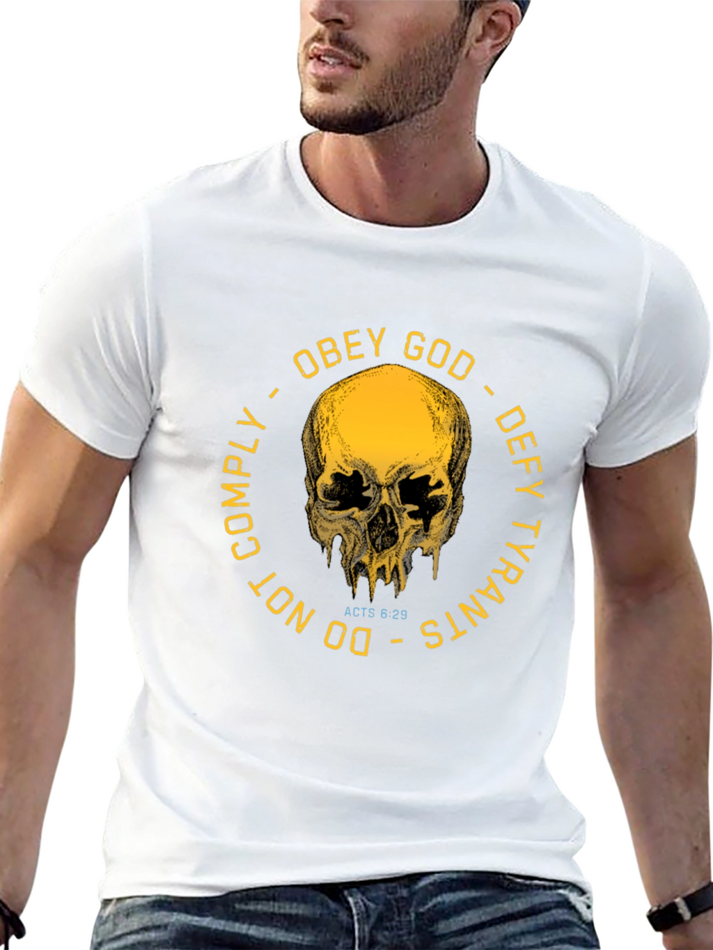 Obey God Defy Tyrants Graphic T-Shirt