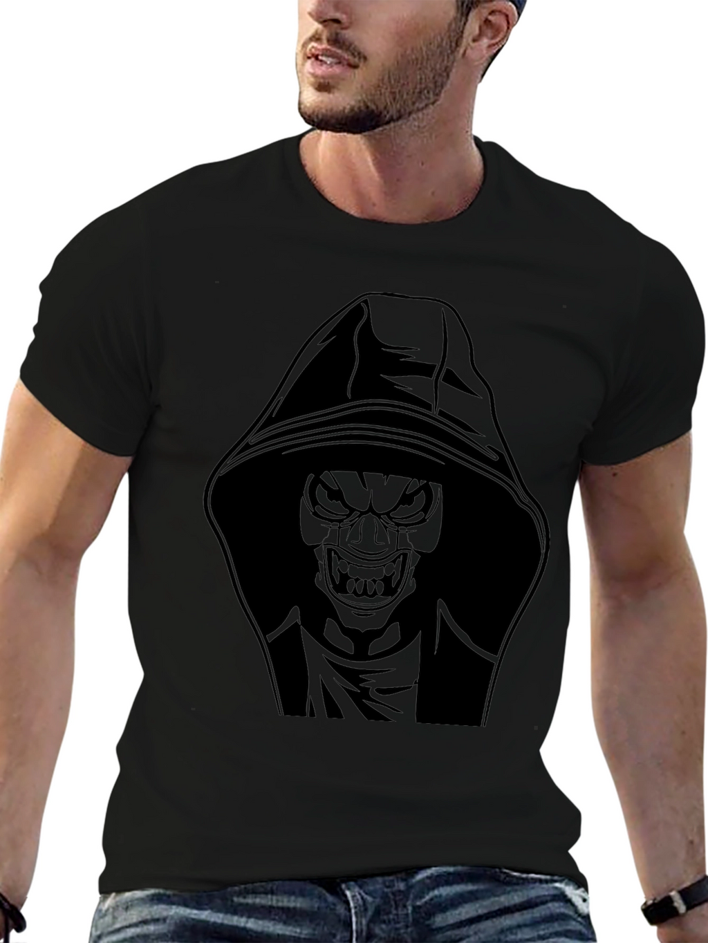Grim Reaper Graphic Tee - Mens Black T-Shirt
