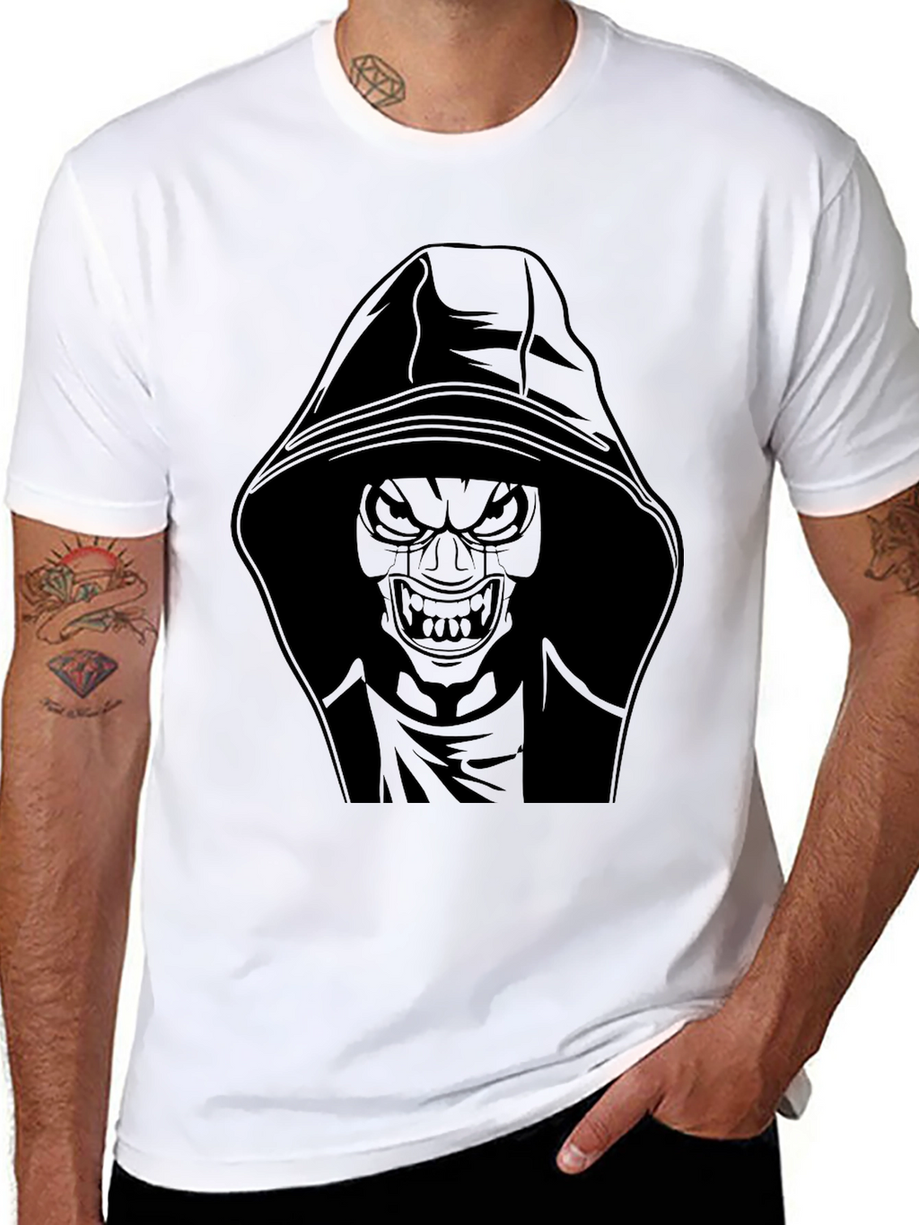 Grim Reaper Graphic Tee - Mens Black T-Shirt
