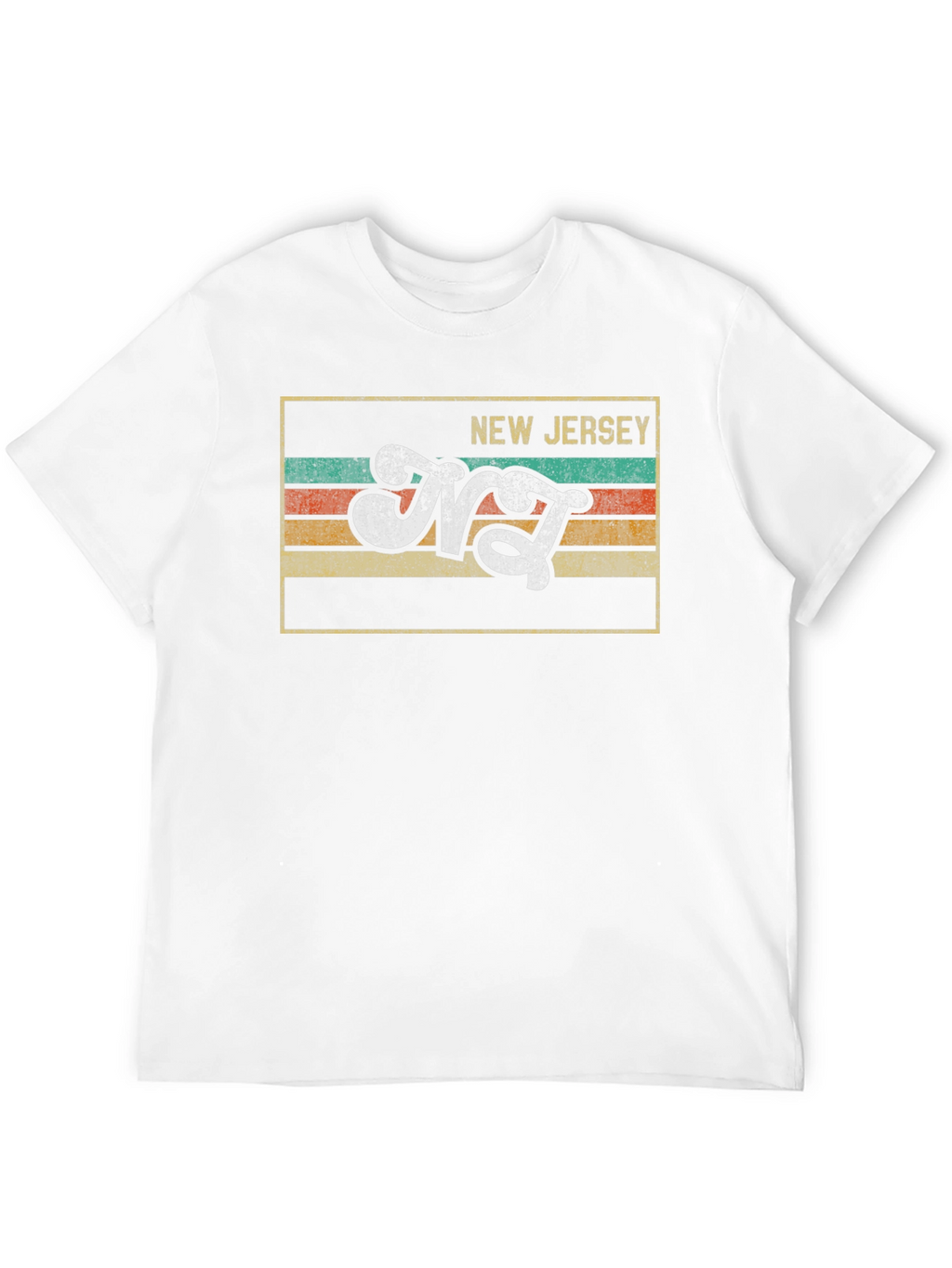 Retro New Jersey Graphic T-Shirt