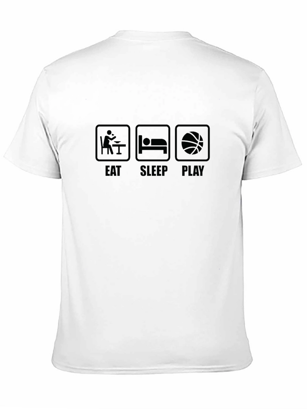 Eat Sleep Play Black Graphic Tee