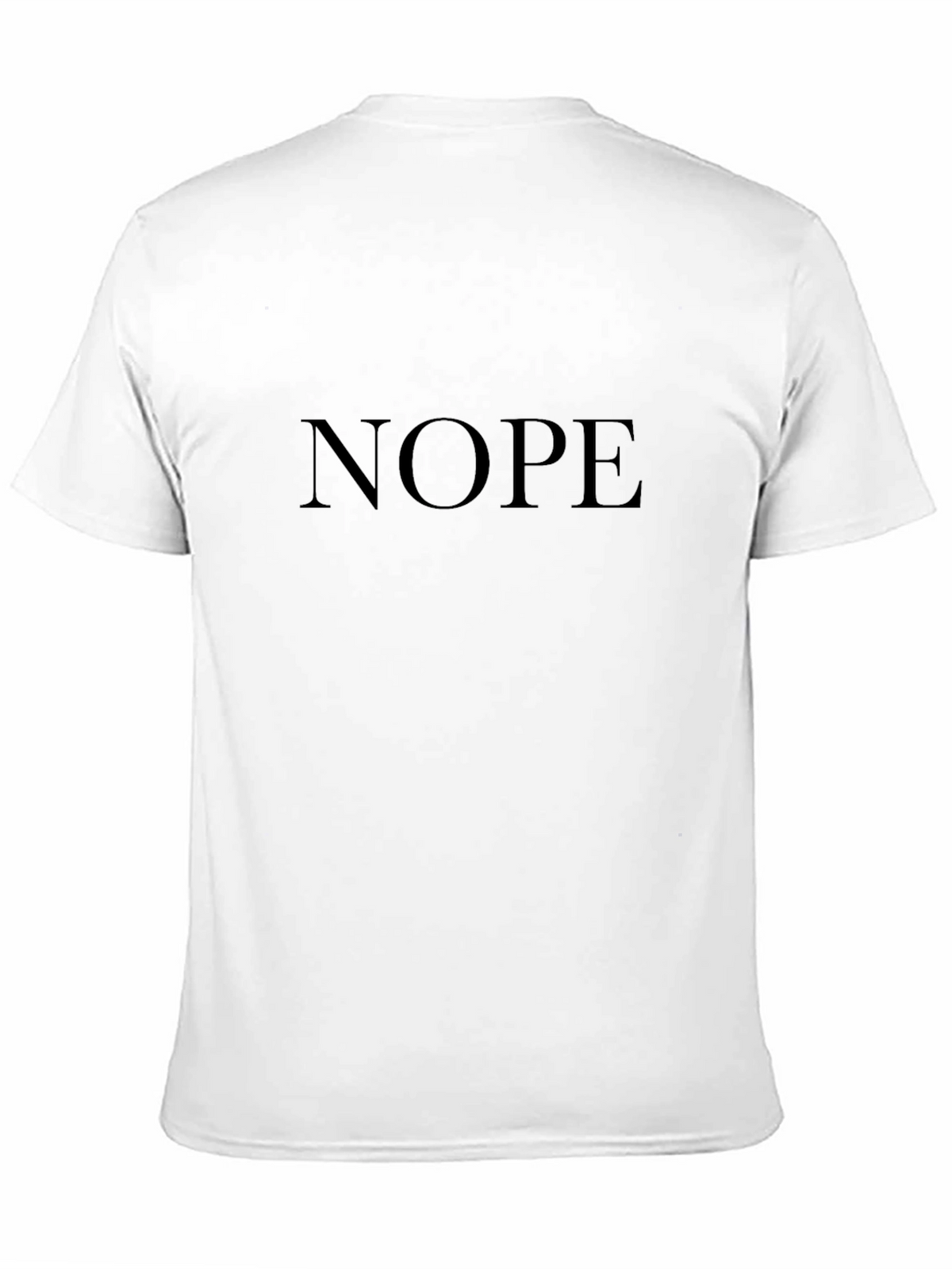 Nope Graphic Tee - Classic Crew Neck