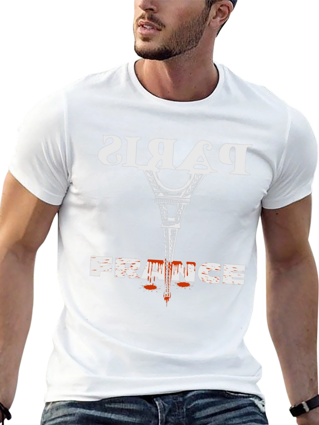 Paris France Graphic Tee - Eiffel Tower