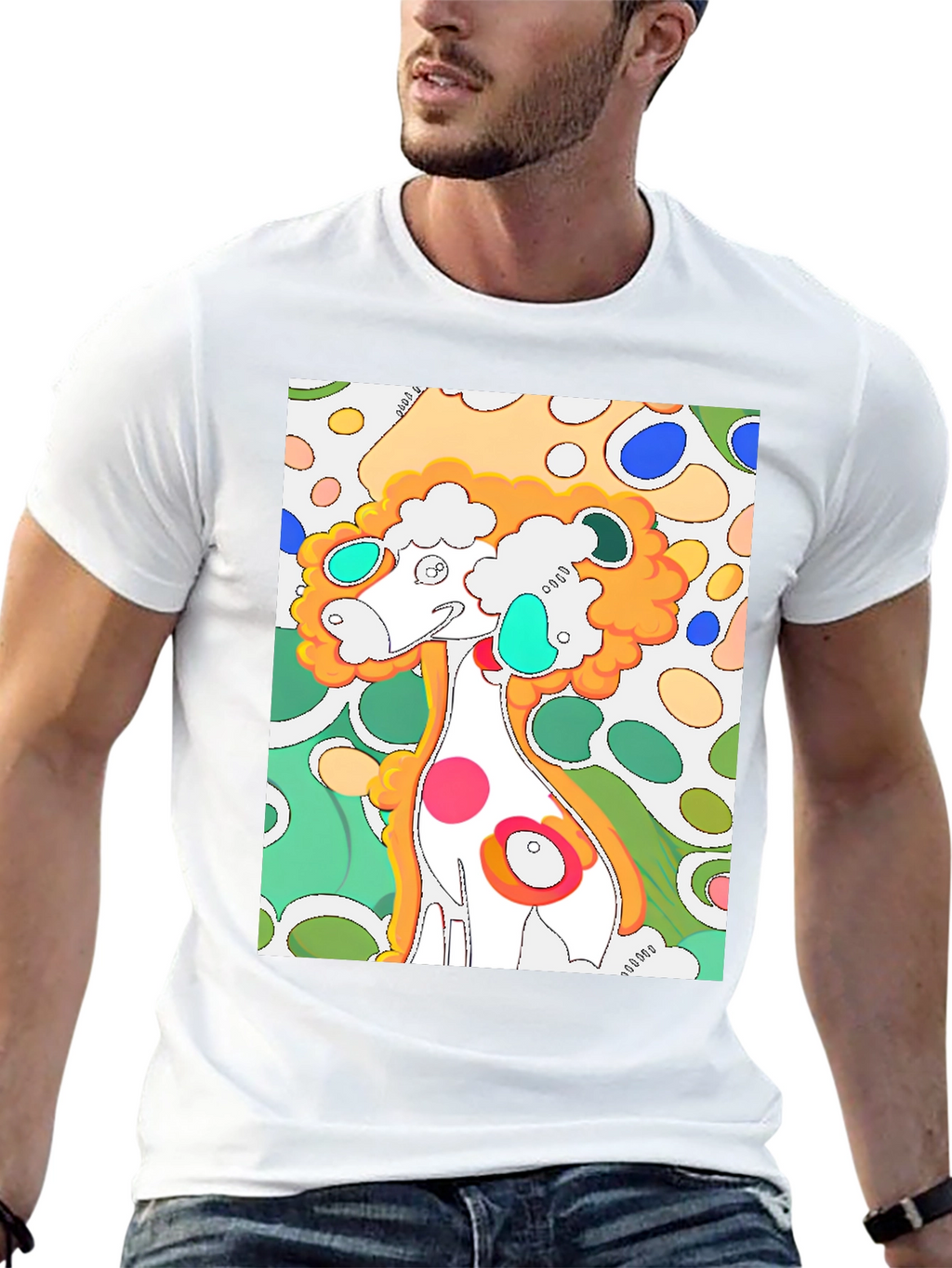 Funky Art Graphic T-Shirt - Quirky Design