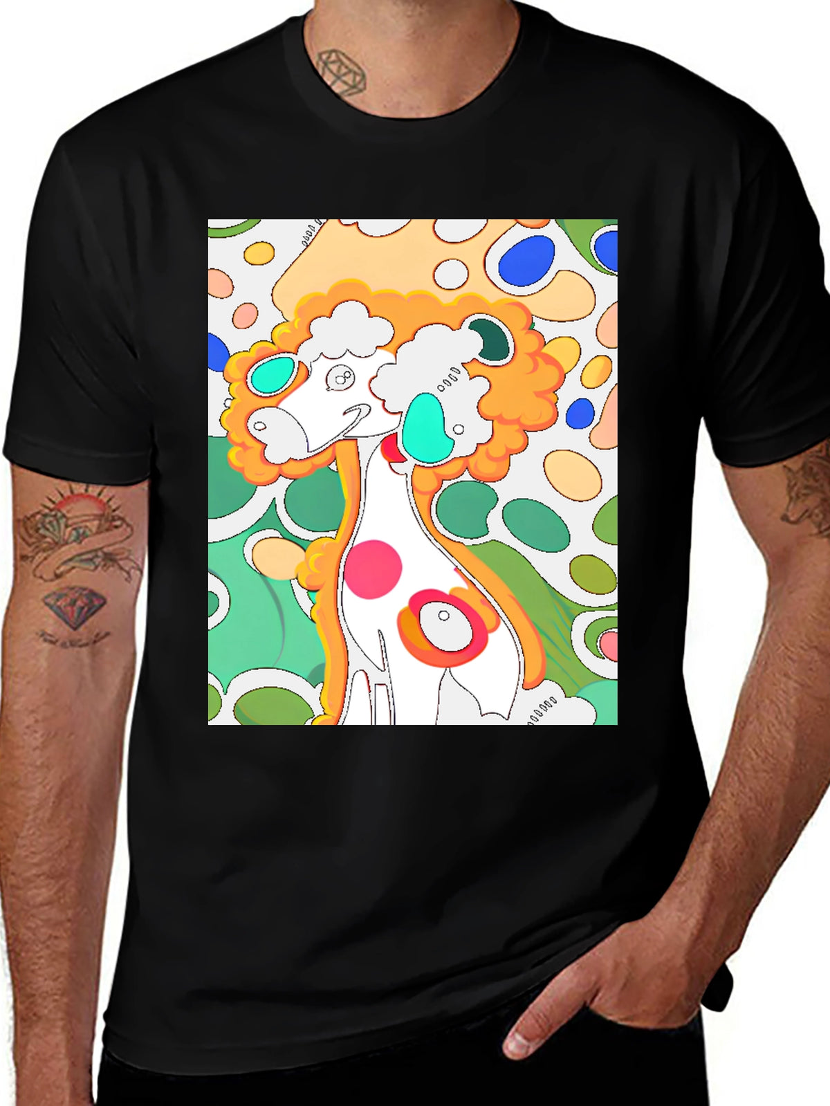 Funky Art Graphic T-Shirt - Quirky Design