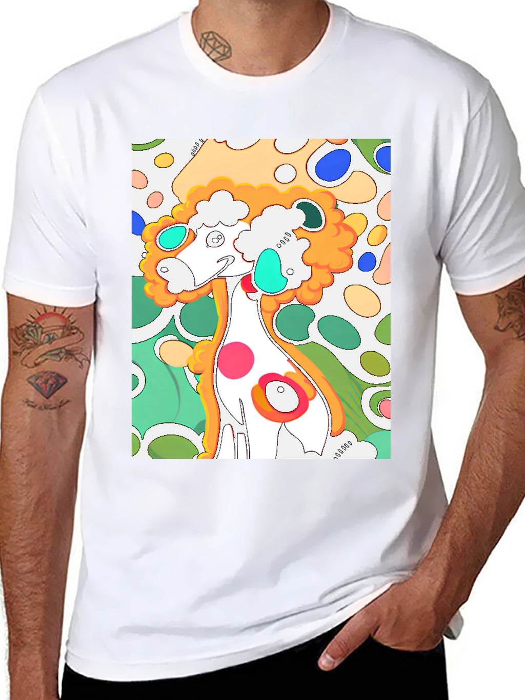 Funky Art Graphic T-Shirt - Quirky Design