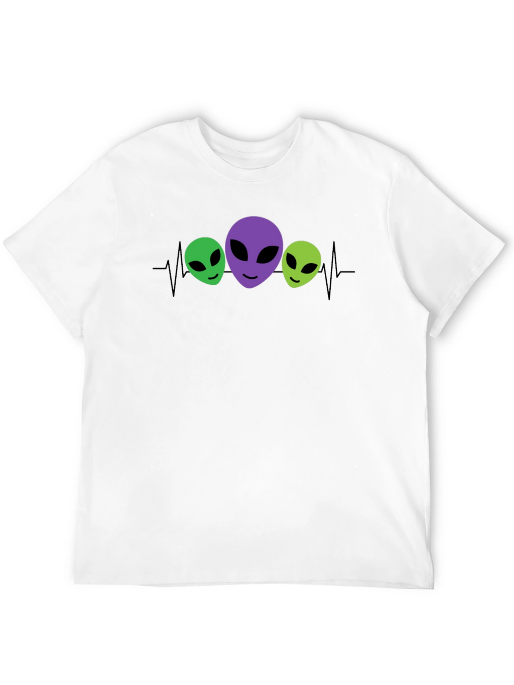 Alien Heartbeat T-Shirt - Novelty Graphic Tee