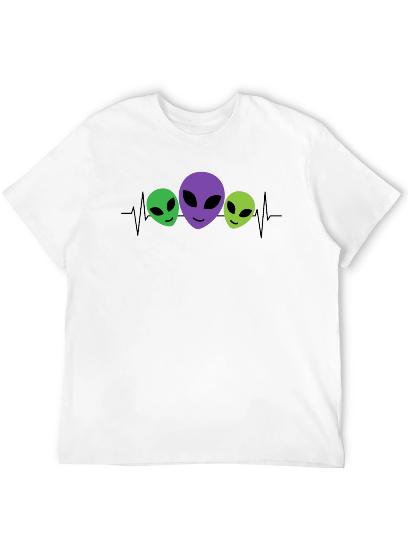 Alien Heartbeat T-Shirt - Novelty Graphic Tee