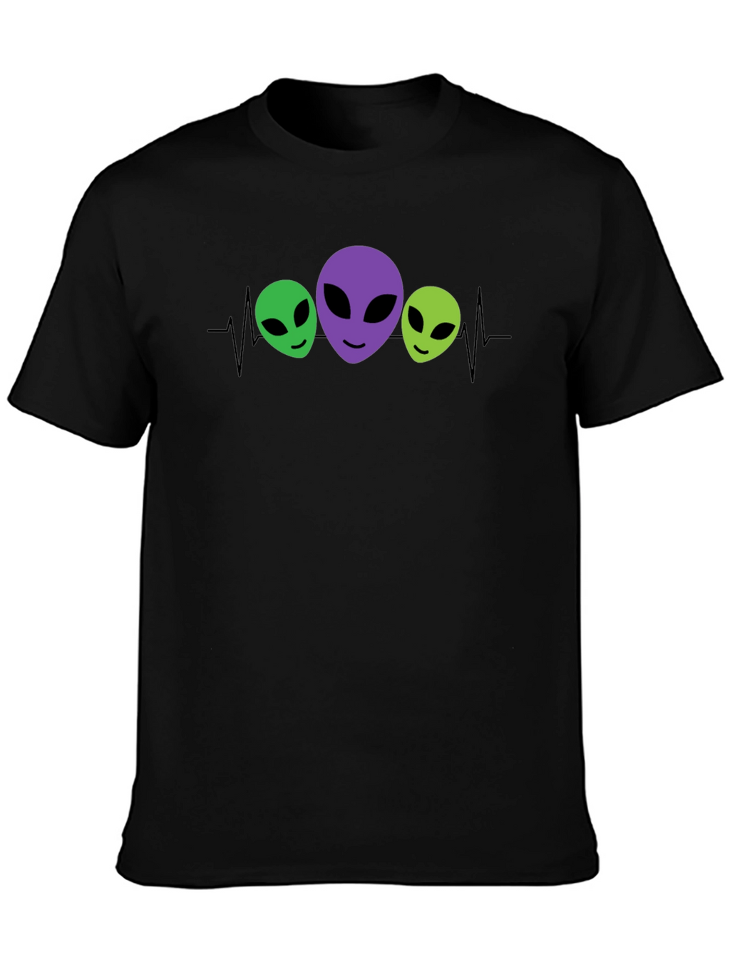 Alien Heartbeat T-Shirt - Novelty Graphic Tee