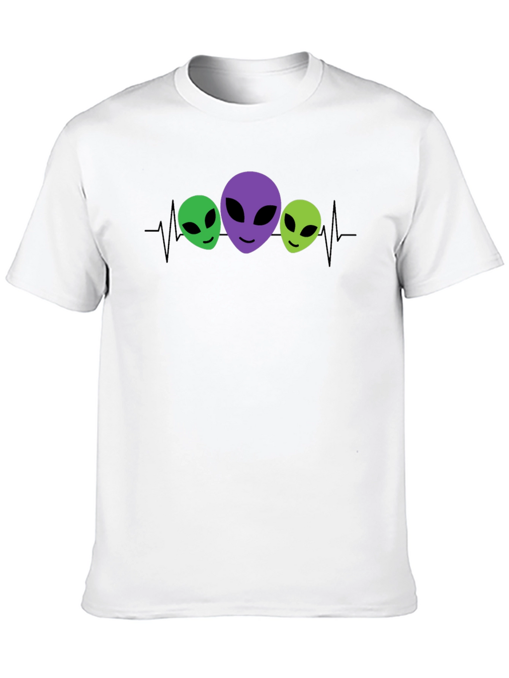 Alien Heartbeat T-Shirt - Novelty Graphic Tee